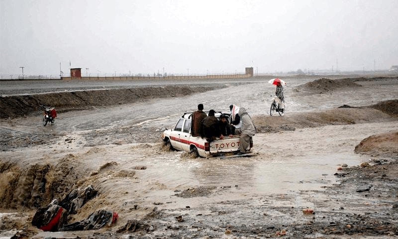 بارندگی ها در ایالت بلوچستان پاکستان جان 12 تن را گرفت