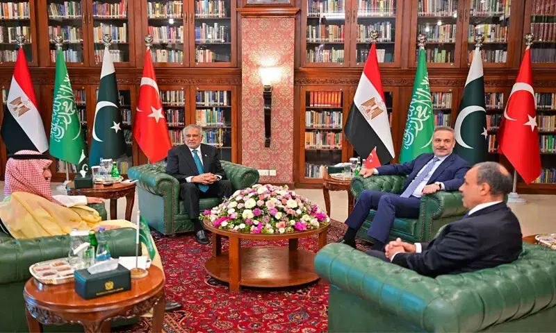 دعوت فیدان از وزیر خارجه پاکستان برای نشست چهارجانبه استانبول