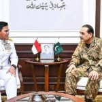 ملاقات فرمانده نیروی دریایی اندونزی با فرمانده ارتش پاکستان