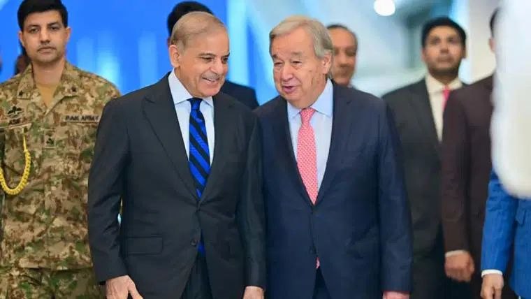 دیدار شهباز شریف با آنتونیو گوترش/ گفتگو و دیپلماسی تنها راه حل مناقشات بین‌المللی است