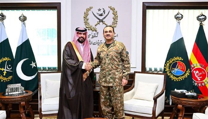 دیدار سفیر جدید عربستان سعودی با فیلد مارشال عاصم منیر