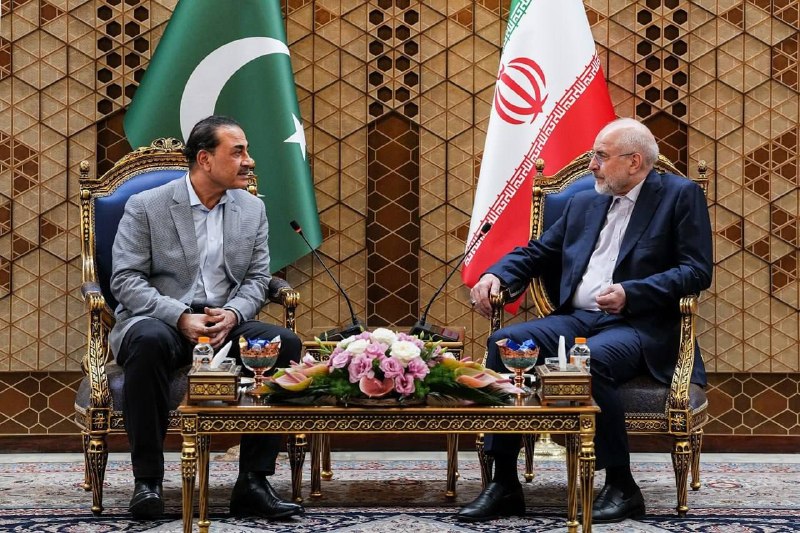آقای قالیباف در دیدار با عاصم منیر