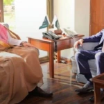 دیدار وزیر دفاع پاکستان با سفیر عربستان