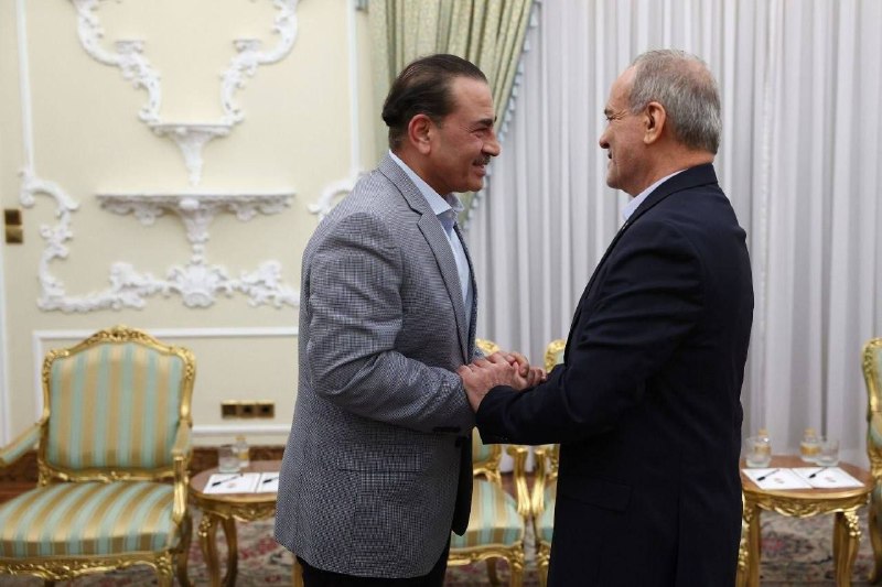 دیدار فیلد مارشال عاصم منیر، فرمانده ارتش پاکستان با دکتر مسعود پزشکیان